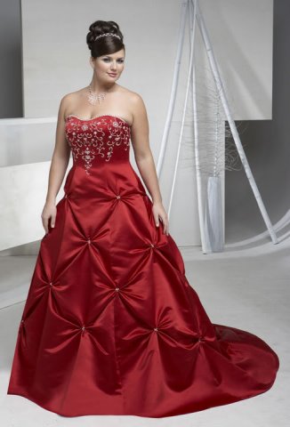 Just found very special wedding dress red one